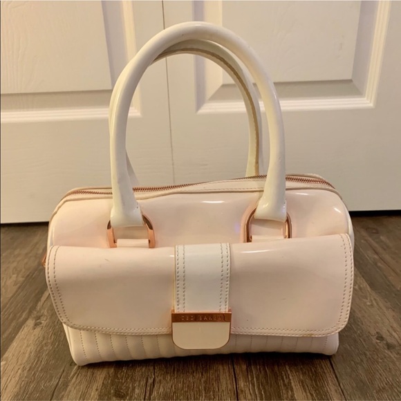 Ted Baker, Bags, Ted Baker Light Pink Rose Gold Handbag Bag Purse